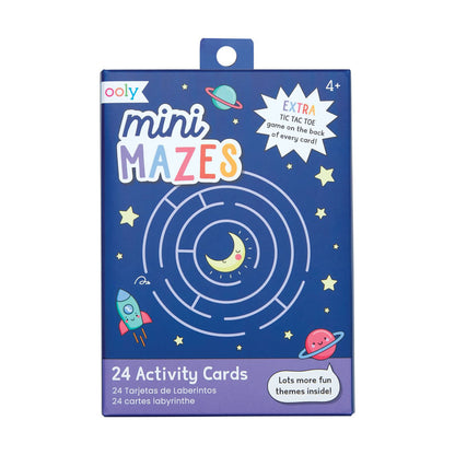 Ooly Activity Book with 24 Activity Cards, Mini Mazes
