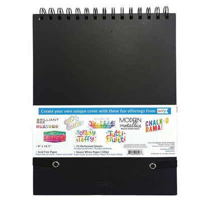 Ooly Sketchbook, DIY – Black 20.5 x 26.5 cm
