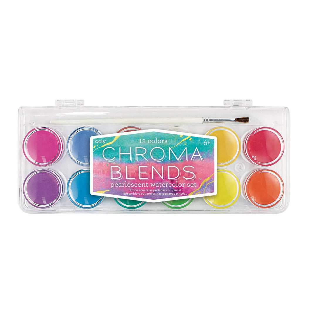 Ooly Watercolor Palette, Chroma Blends - Pearlescent