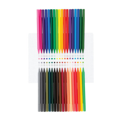 Ooly Markers Set, 36 Pieces, Seriously Fine 0.7 mm