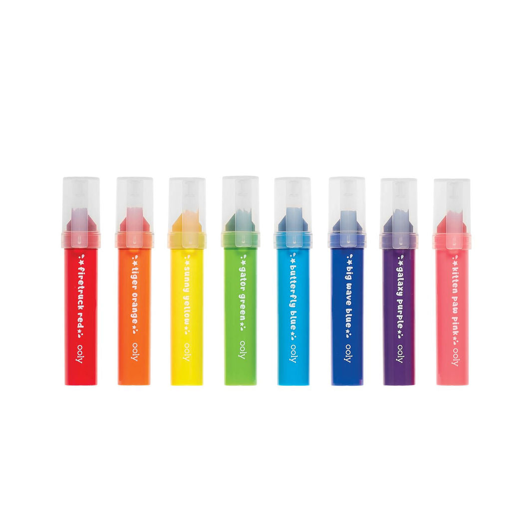 Ooly Mega Markers Set of 8, Washable