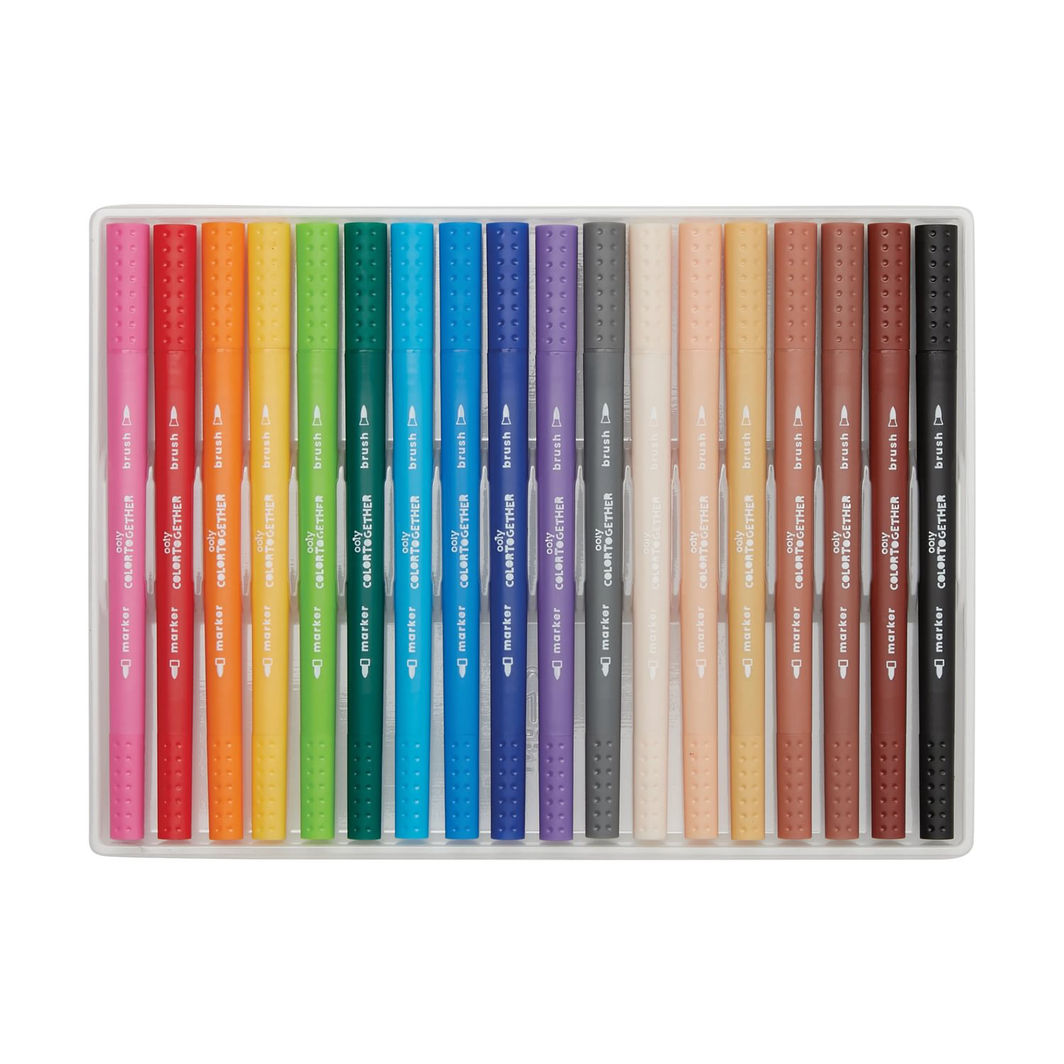 Ooly Markers Set of 18, Double-Sided - Color Together