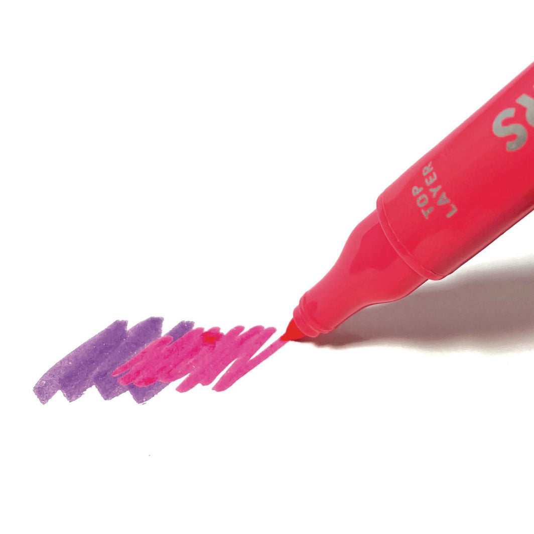 Ooly Marker Set, 8 Pieces, Double-Sided - Layered Creativity