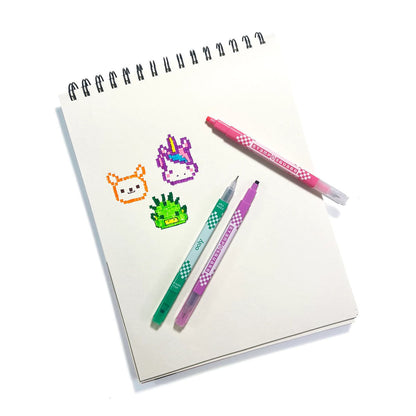 Ooly Marker Set of 12, Double-Sided - Stamp a Square