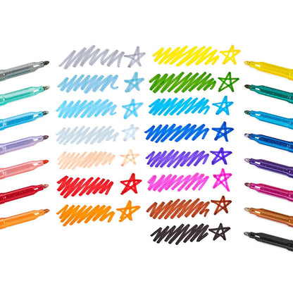 Ooly Rainbow Sparkle Glitter Markers – Set of 15