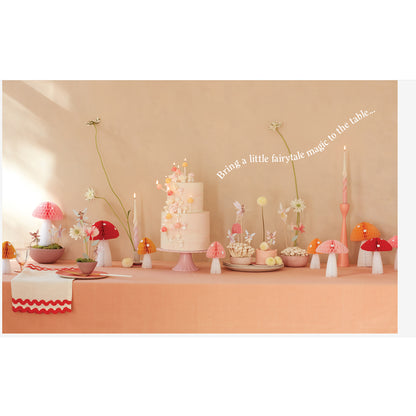 Meri Meri Rice Paper Lanterns, Mushroom, Set of 3