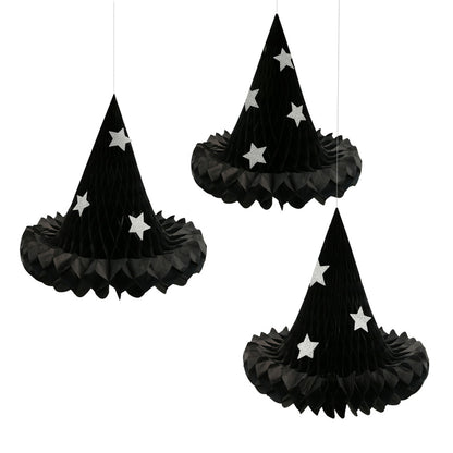 Meri Meri Halloween Honeycomb Hats - Decorations