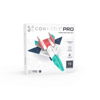 Connetix Pro Constructor Set, Magnetisk byggesæt m. - 70 dele