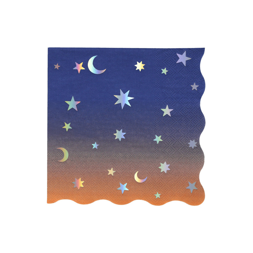 Meri Meri Napkins Size L, Magic Star - Pack of 16