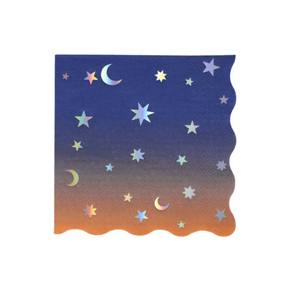 Meri Meri Napkins Size L, Magic Star - Pack of 16