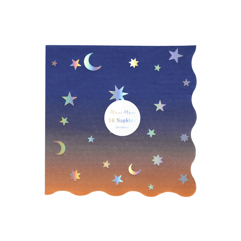 Meri Meri Napkins Size L, Magic Star - Pack of 16