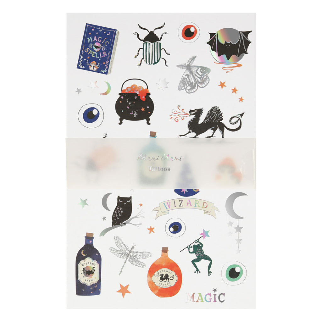 Meri Meri Kids Tattoos, Halloween - Making Magic