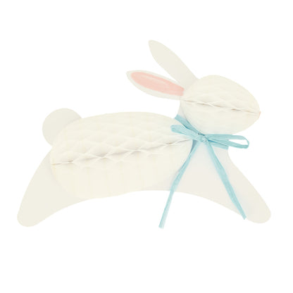 Meri Meri Easter, Honeycomb Decorations – Pom Pom Bunnies – 6 Pack