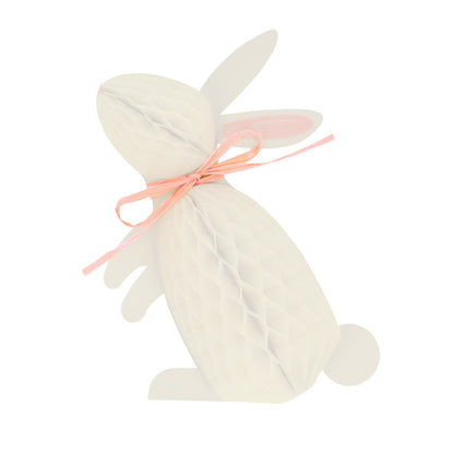 Meri Meri Easter, Honeycomb Decorations – Pom Pom Bunnies – 6 Pack