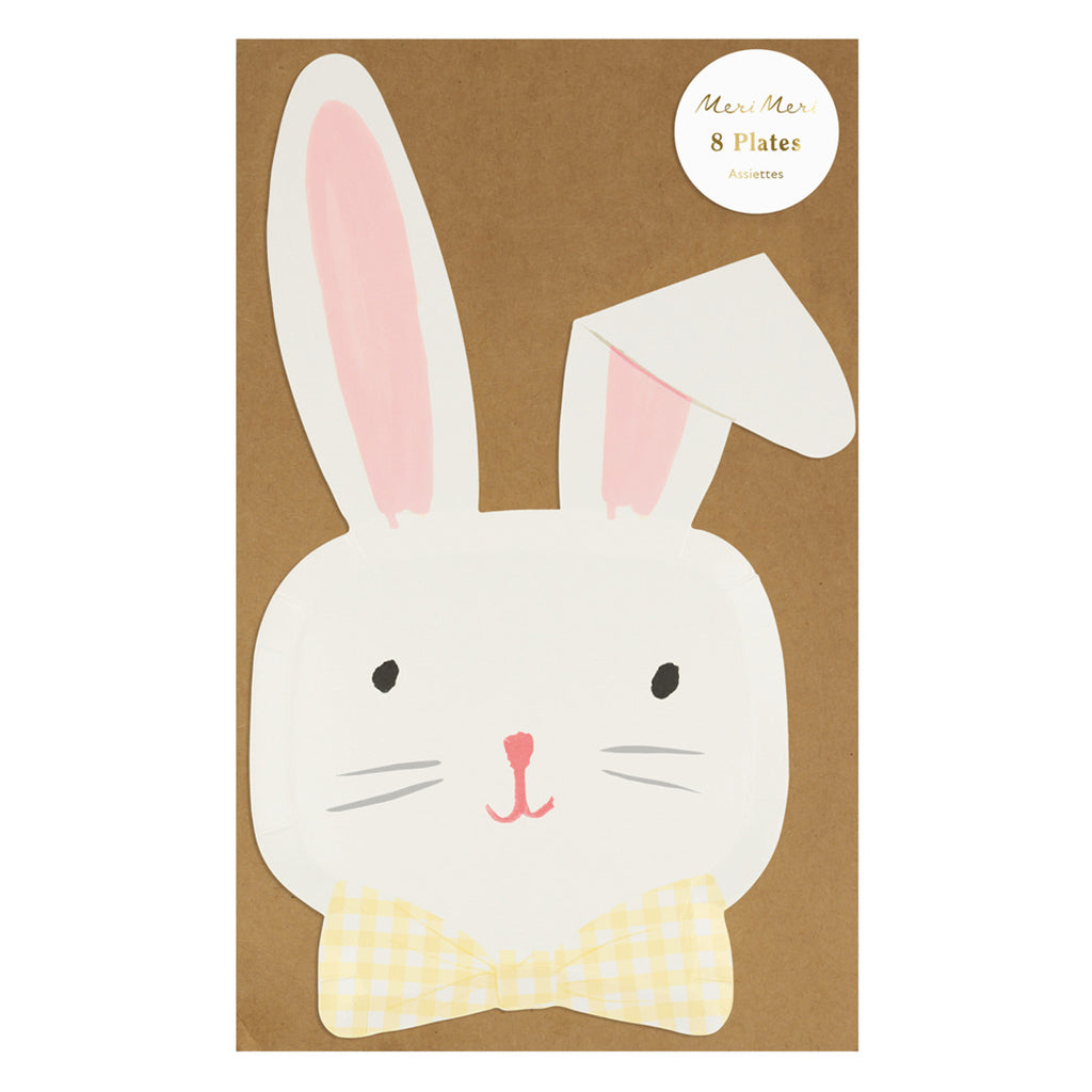 Meri Meri Paper Plates, Easter Bunny