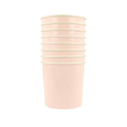 Meri Meri Paper Cups, Cotton Candy - Pack of 8