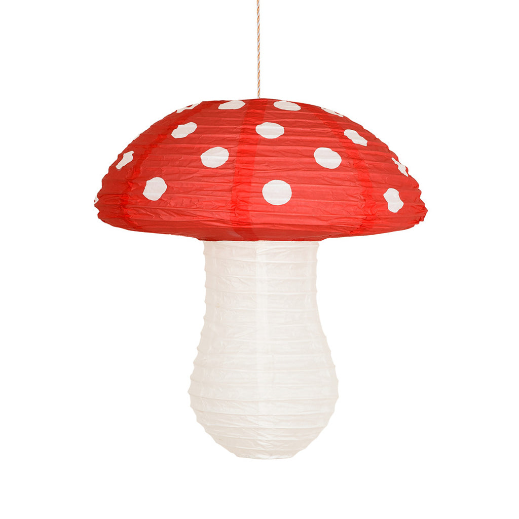 Meri Meri Rice Paper Lanterns, Mushroom, Set of 3