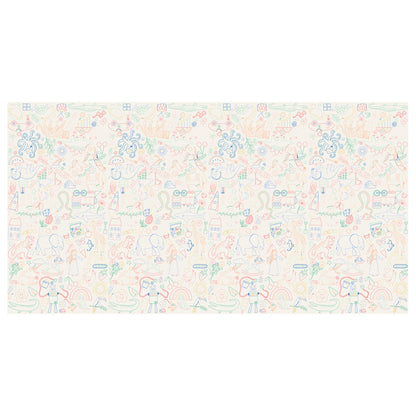 Meri Meri Paper Tablecloth, Color-in Activity, Paintable Tablecloth - 238 x 127 cm