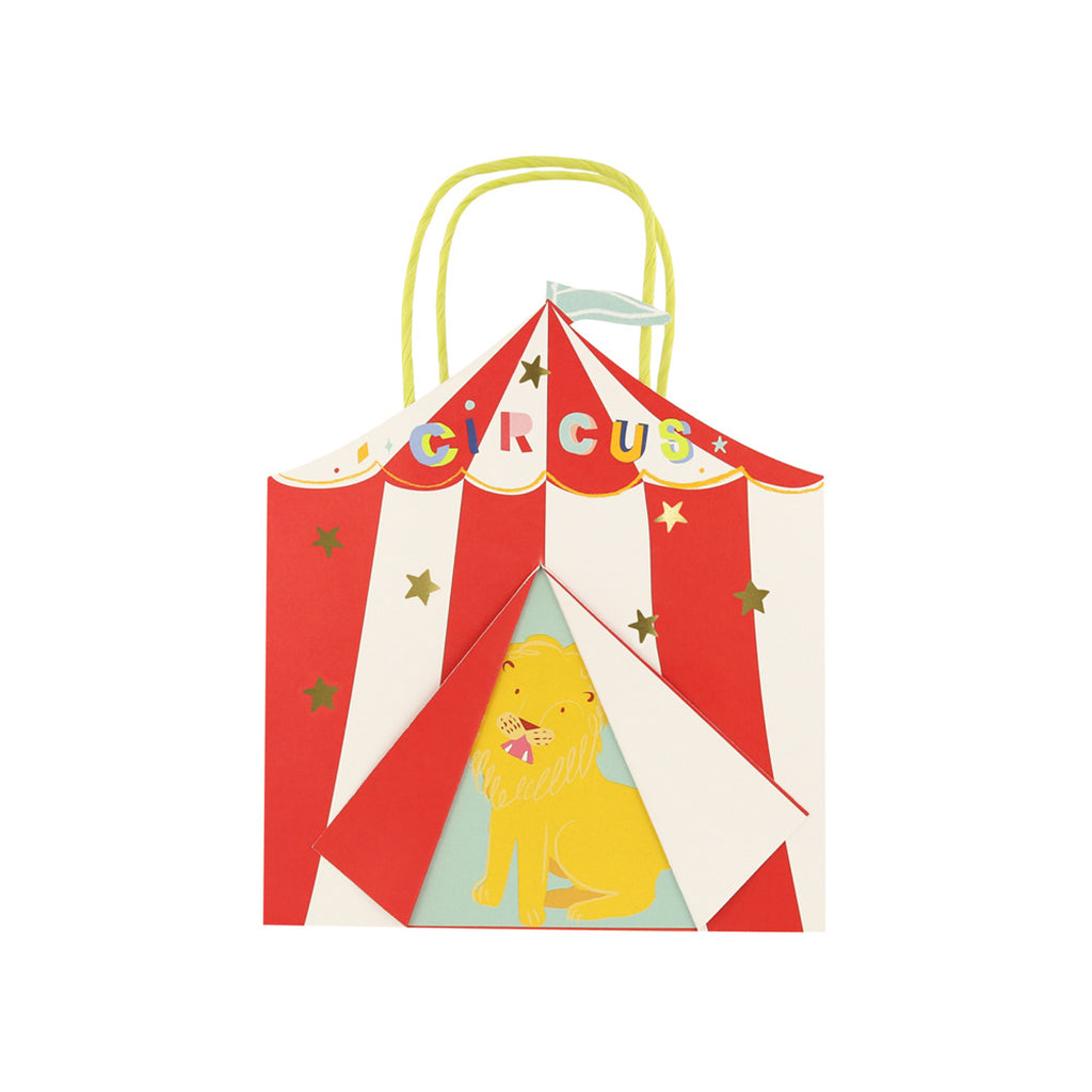 Meri Meri Gift Bags, Circus – Pack of 6