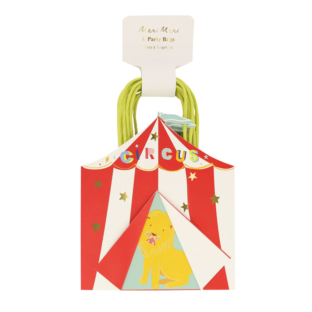 Meri Meri Gift Bags, Circus – Pack of 6