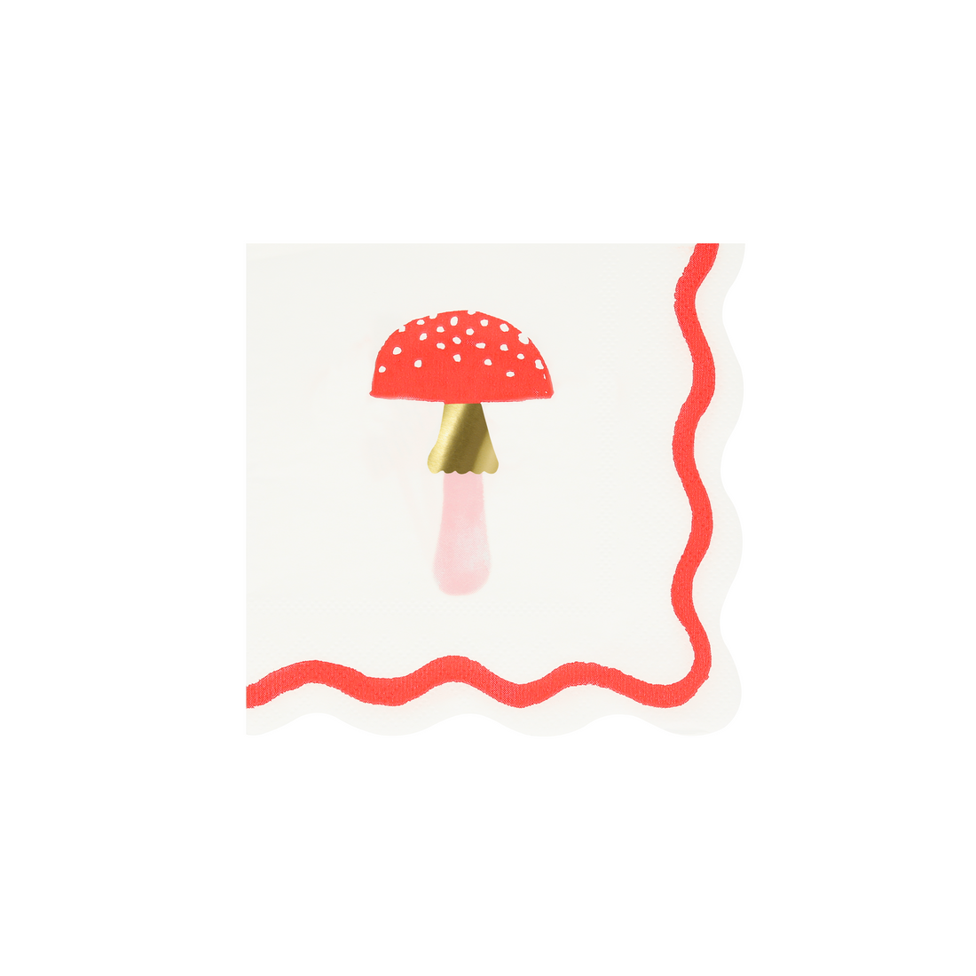Meri Meri Napkins Size S, Merry Mushroom - 16 pcs.