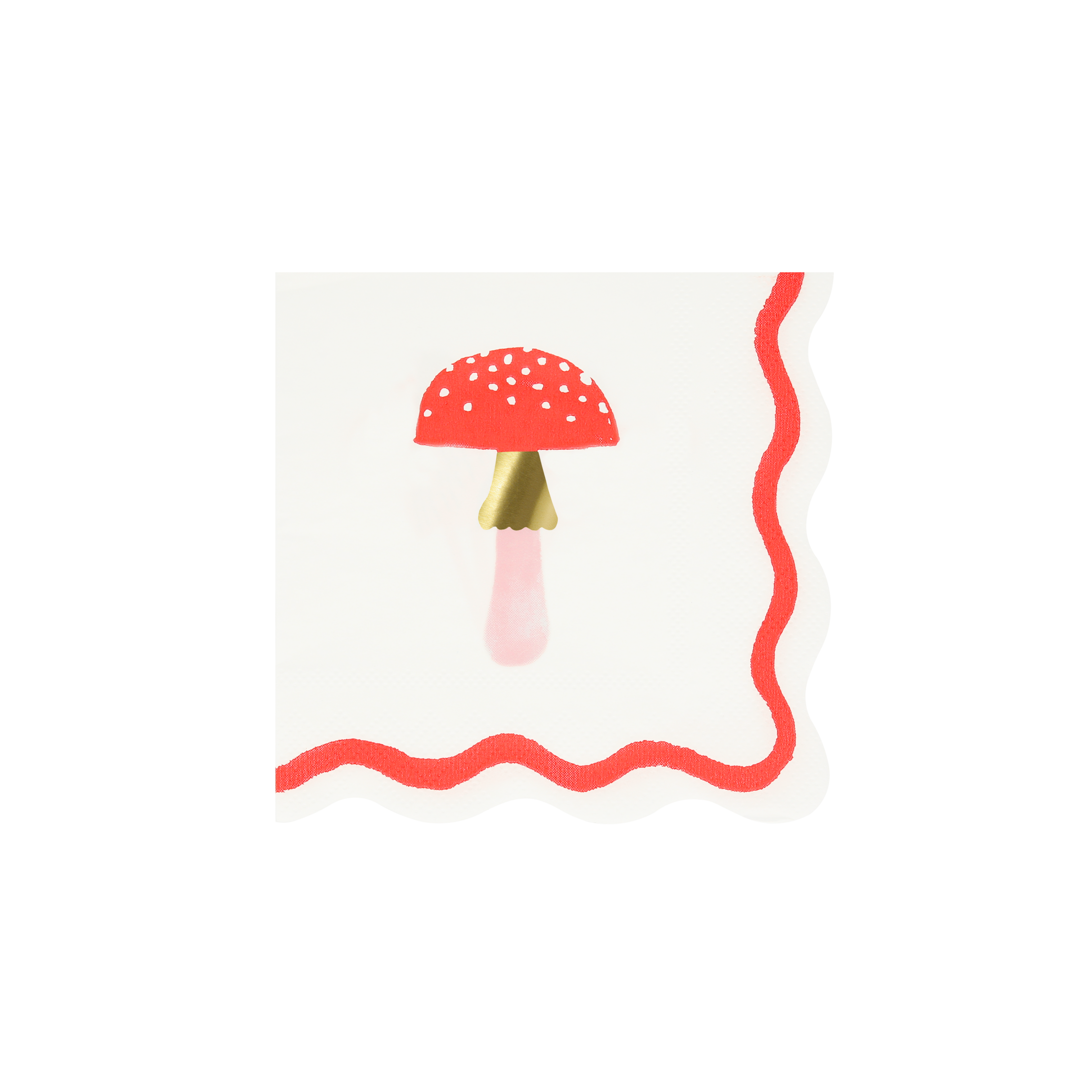 Meri Meri Napkins Size S, Merry Mushroom - 16 pcs.
