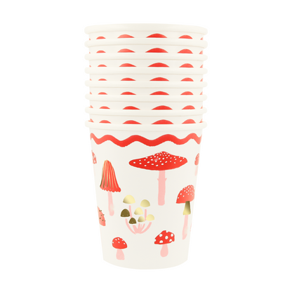 Meri Meri papkrus, Merry Mushroom - 8 stk.