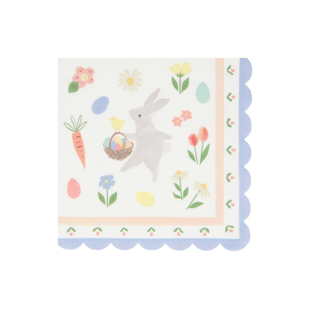 Meri Meri Napkins, Easter, Size L – Easter bunny