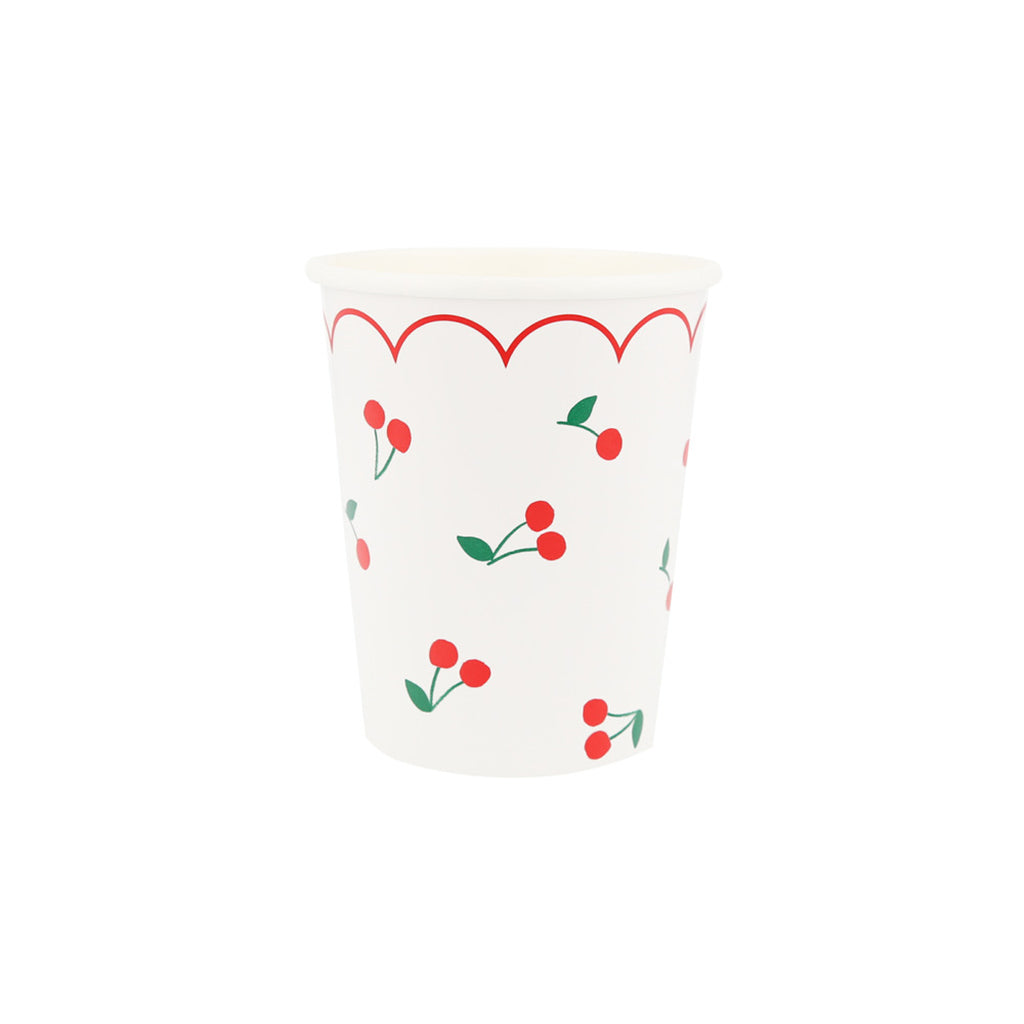 Meri Meri Paper Cups, Cherry - Set of 8