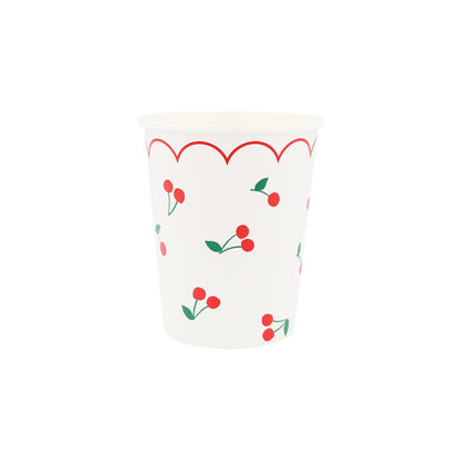 Meri Meri Paper Cups, Cherry - Set of 8
