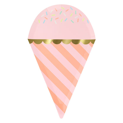 Meri Meri Paper Plates, Ice Cream - Pack of 8