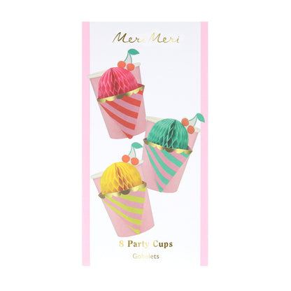 Meri Meri Paper Cups, Ice Cream - Set of 8.