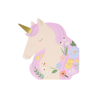 Meri Meri Napkins, Meadow Unicorns - Set of 16