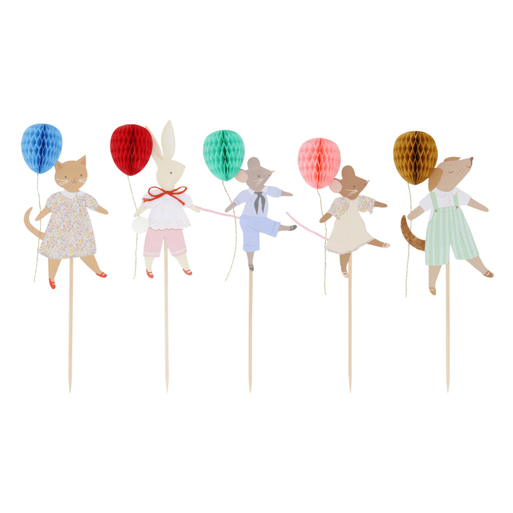Meri Meri Cake Toppers, Animal Friends