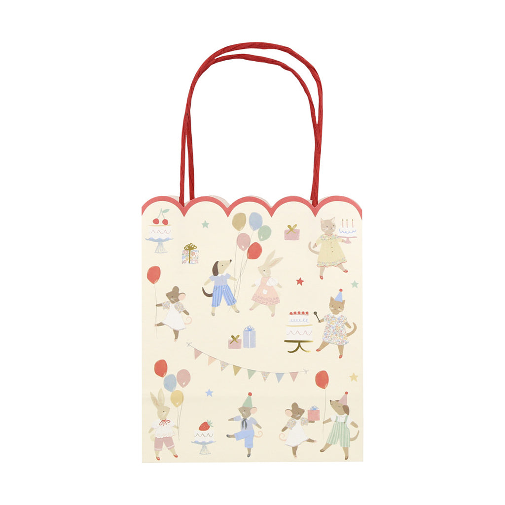 Meri Meri Party Bags, Animal Friends - Set of 8