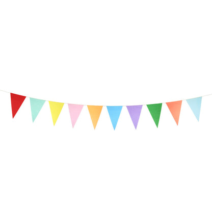 Meri Meri Garland, Brightly Colored Flag Garland - 2.3 m