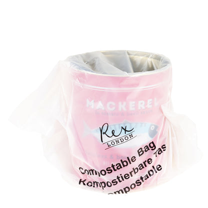 Rex London Medium Metal Storage Tins, Set of 2 - Fish