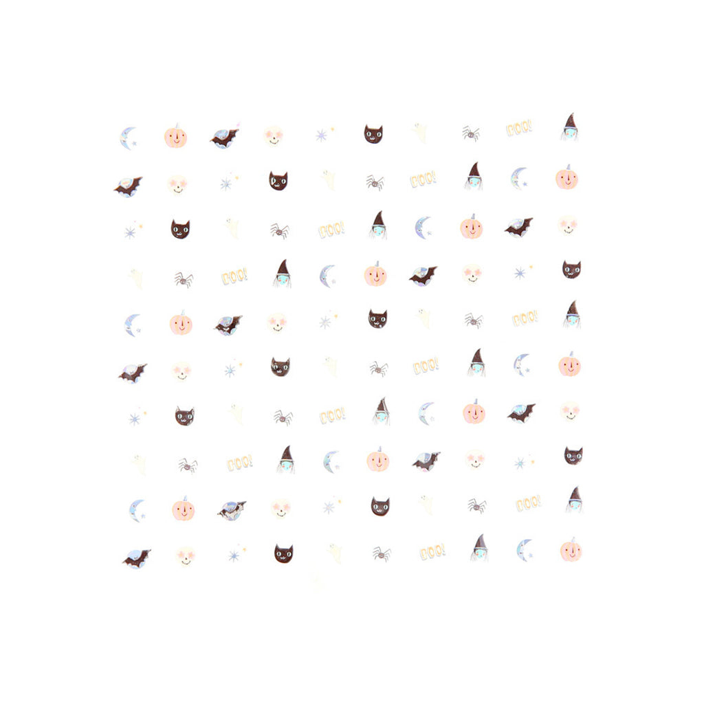 Meri Meri Halloween Nail Stickers – 200 Pieces