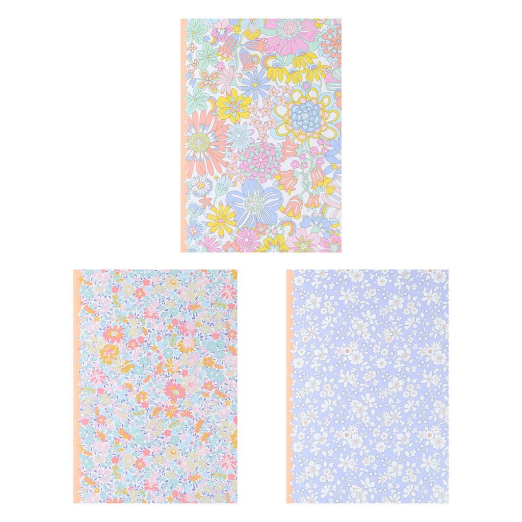 Meri Meri x Liberty Notebooks, Set of 3