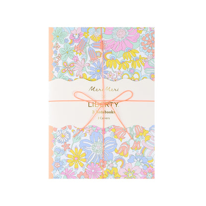 Meri Meri x Liberty notesbøger, 3 stk