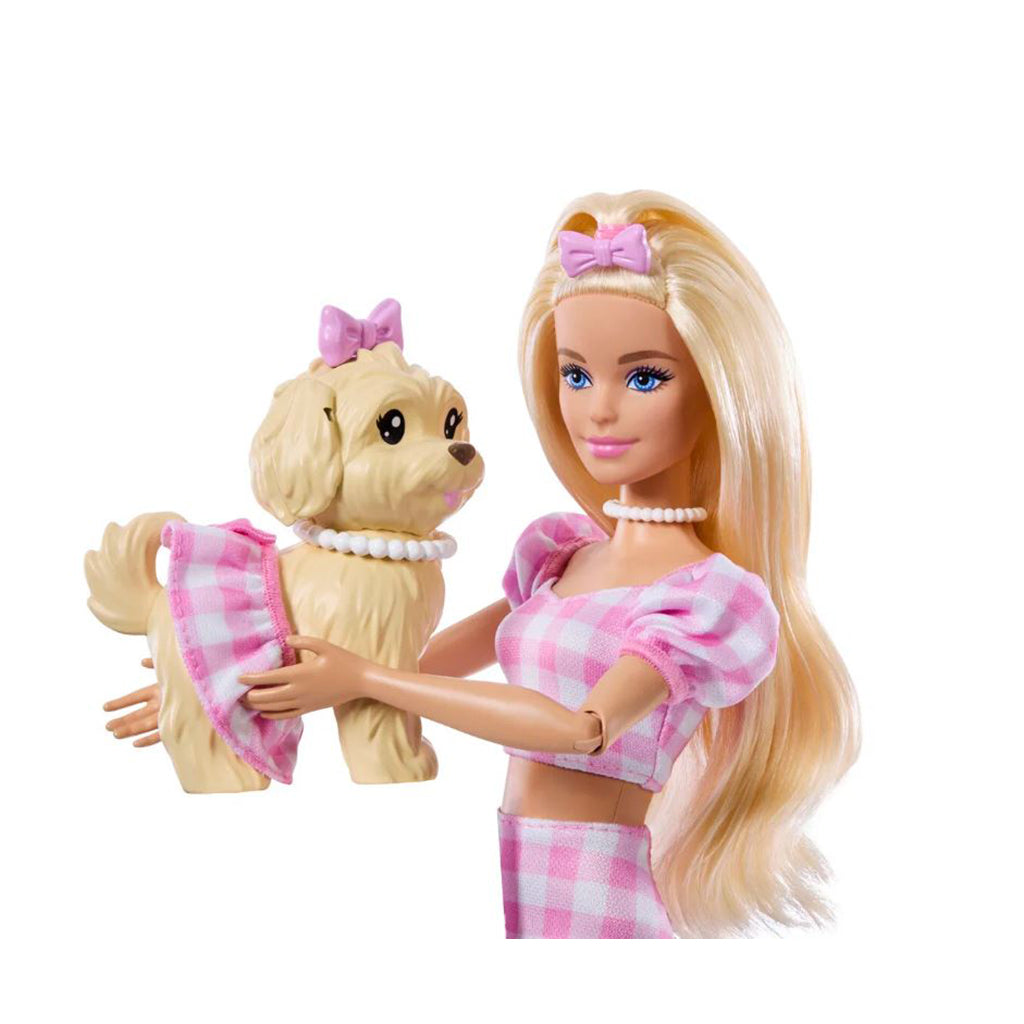 Barbie Doll and Dog, Barbie Twinning Looks Blonde Bows