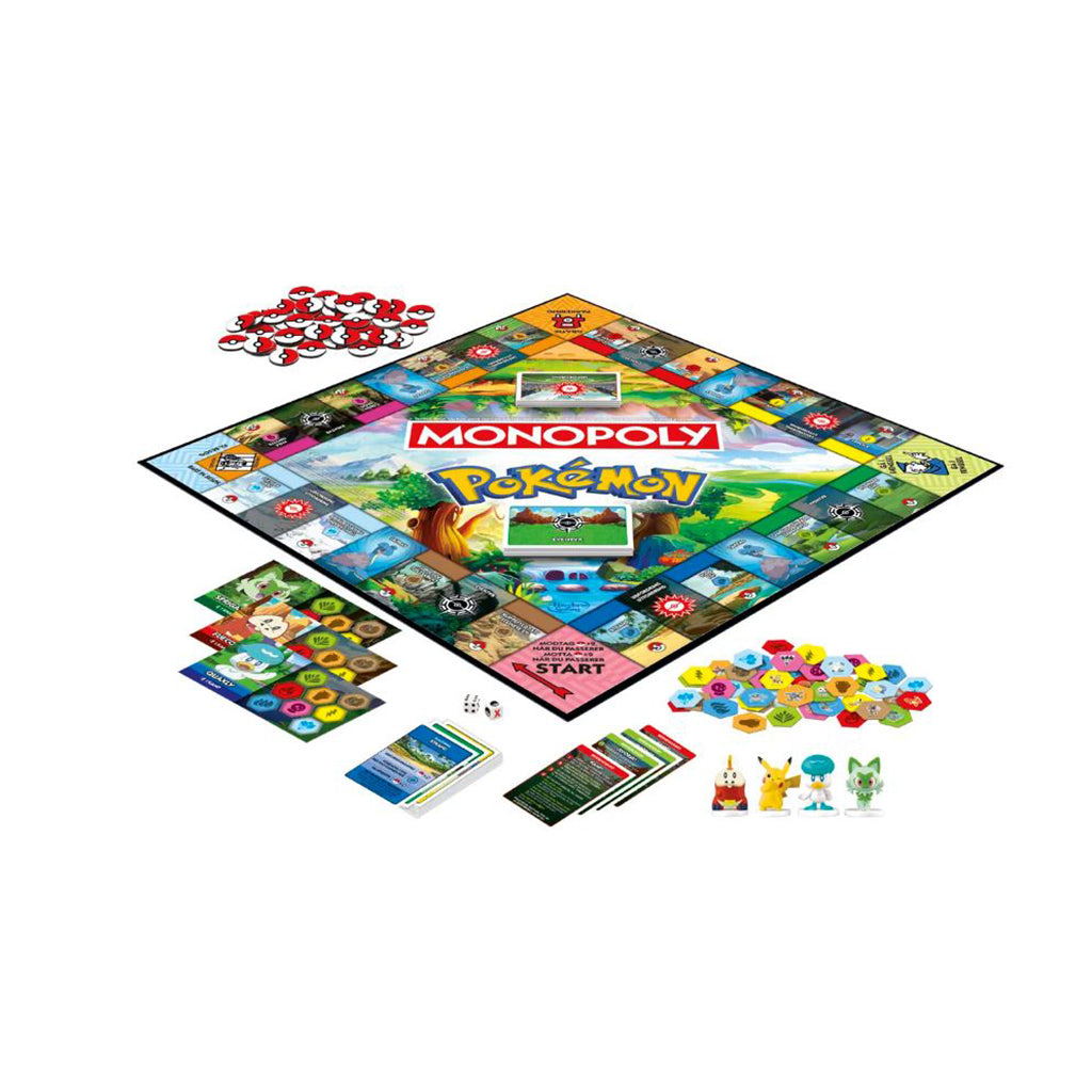 Hasbro Game, Monopoly Pokémon DK/NO