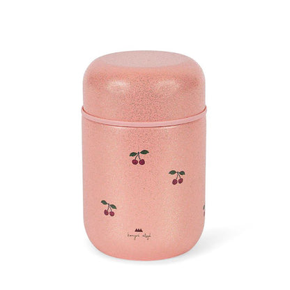 Konges Sløjd Glitter Thermal Lunchbox, Cherry Glitter