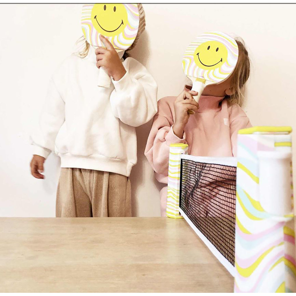 Sunnylife Table Tennis Set, Smiley