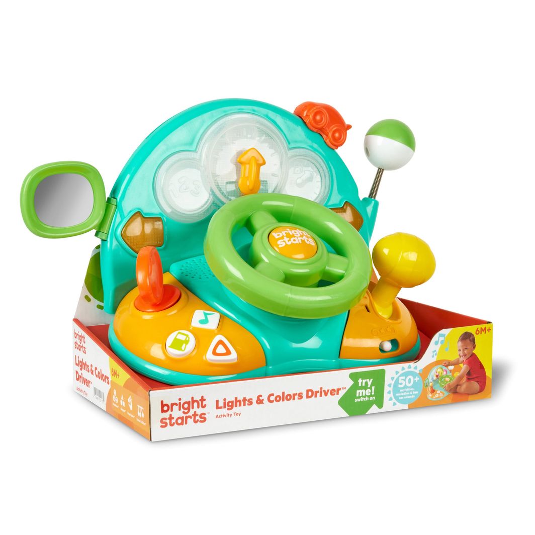 Bright Starts Baby Toy, Lights &amp; Colors Vehicle