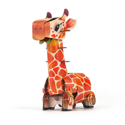 mierEdu 3D Puzzle with Sound, Giraffe