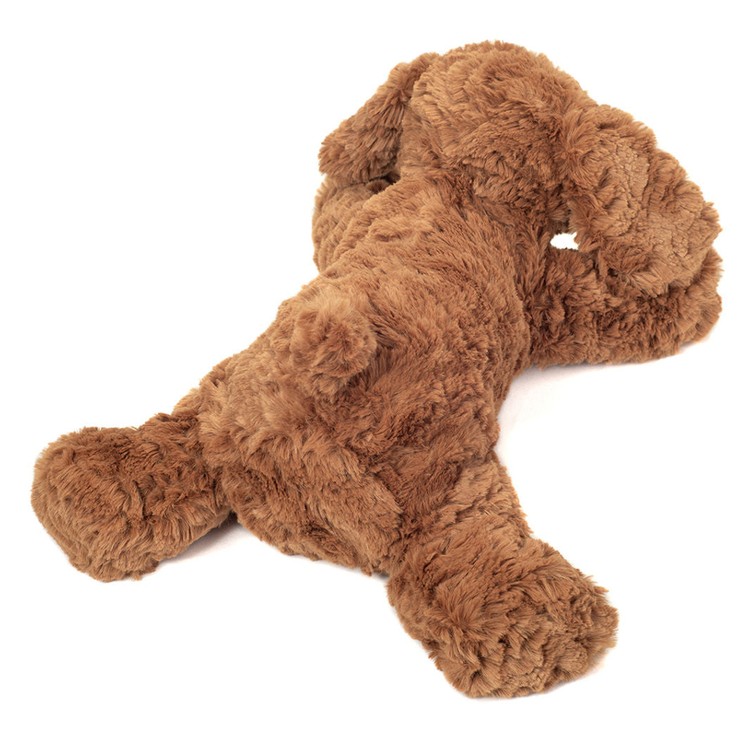 Teddy Hermann Plush Toy, Lying Dog, Brown – 30 cm