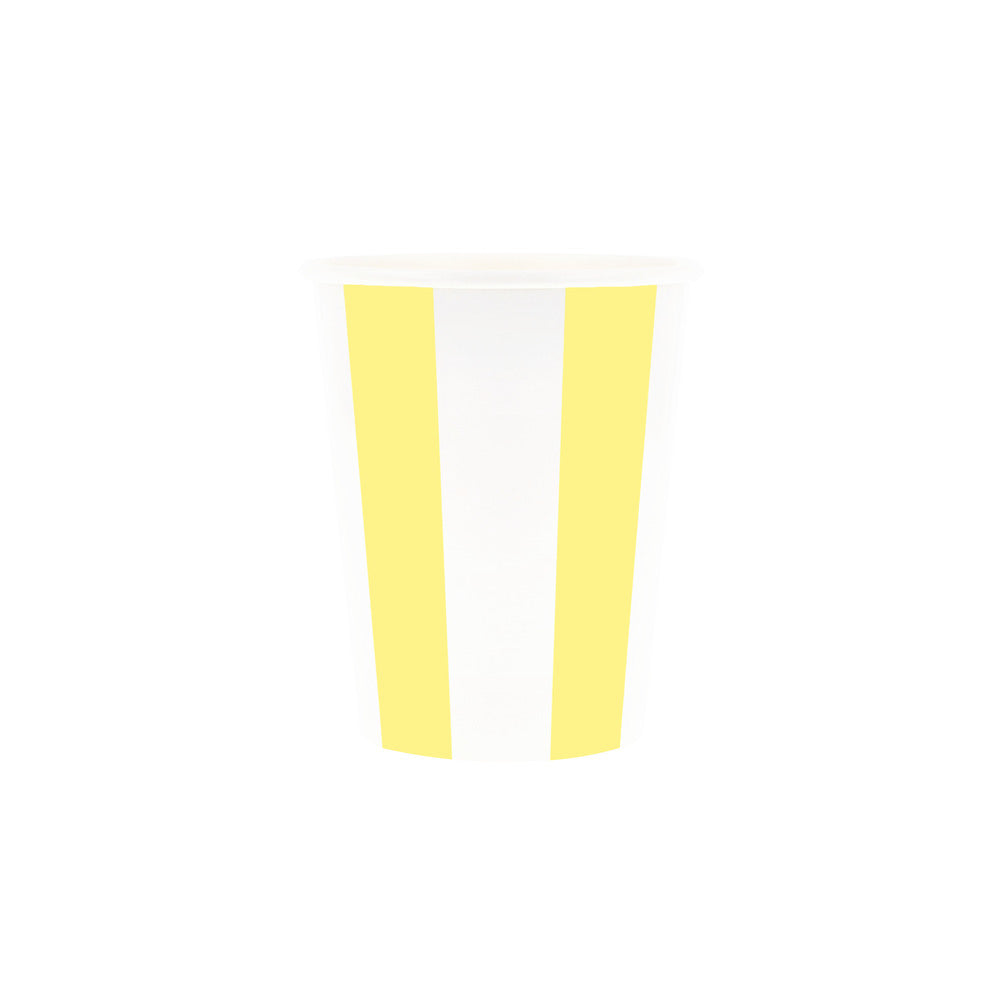 Meri Meri Paper Cups, Beach Striped - Set of 8