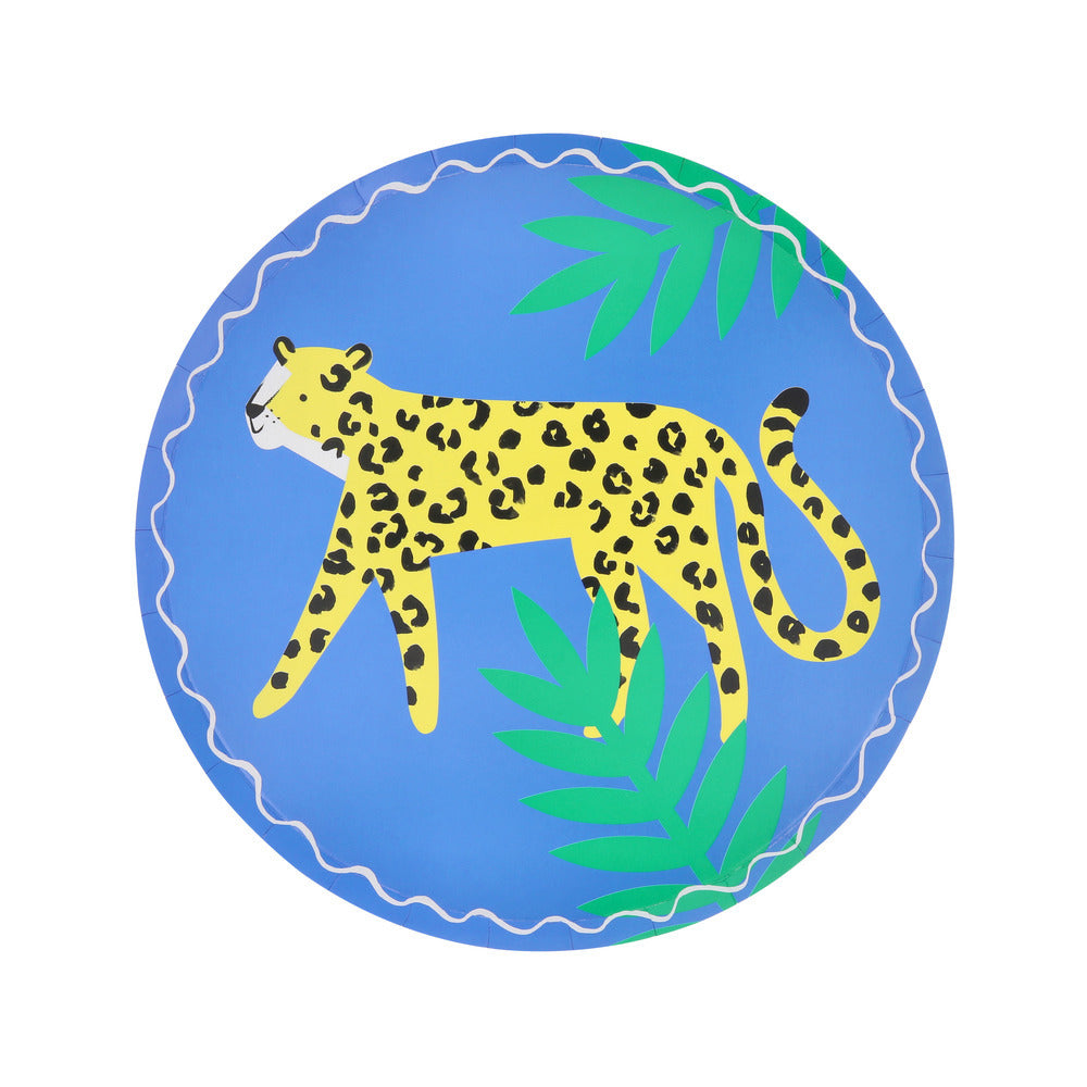 Meri Meri Paper Plates Size S, Jungle - 8 pcs.