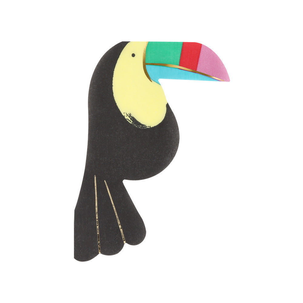 Meri Meri Napkins, Toucan - 16 pcs.